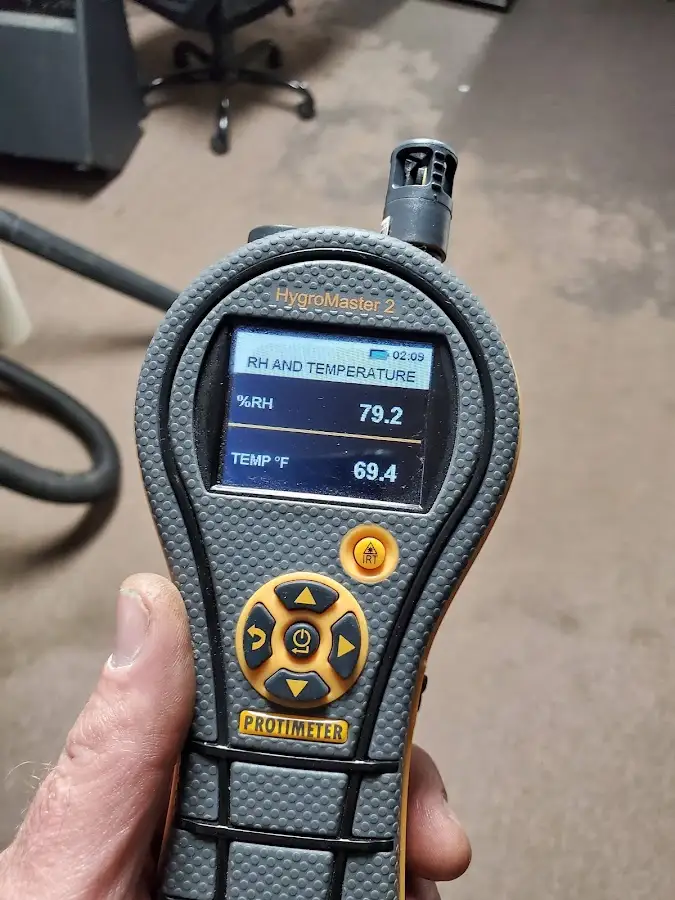 Moisture meter humidity assessment for Mold Remediation & Removal in Plain City