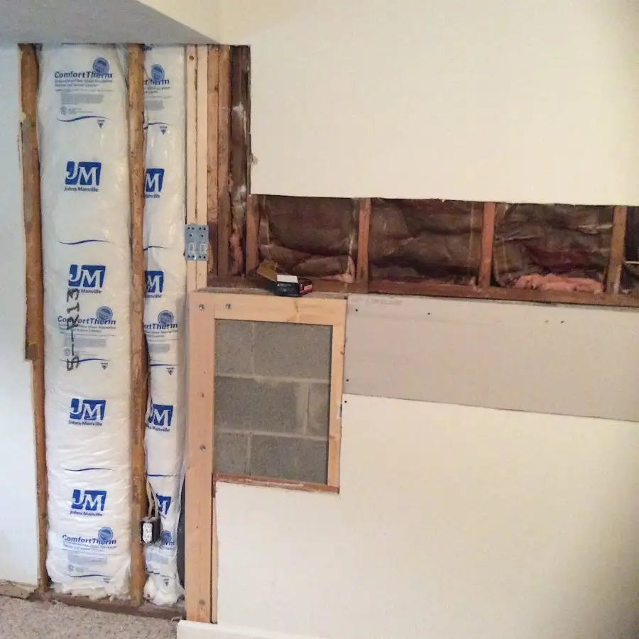 Wall insulation replacement during Contents Cleaning & Restoration in Plain City